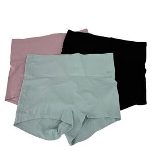 Sofia Vergara Intimates Seamless Boy Short Panties Size M Nylon Spandex Lot of 3